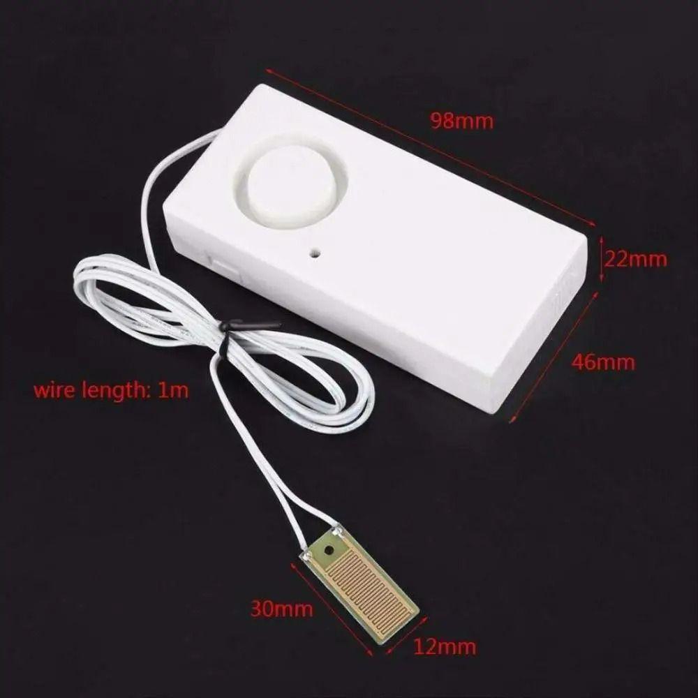 Security Alarm System Water Leak Sensor Independent Sound Alarm 9V Water Leakage Alarm  Kitchens