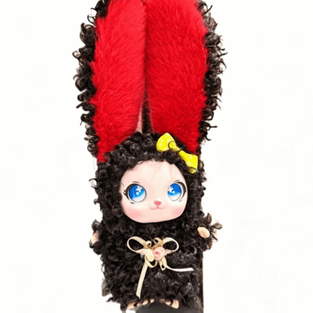 Long Ear Rabbit Plush Toy Bag Hanging Charms Rabbit Plush Keychain Bunny Plush Doll Gift