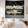Mbappe Personalizowany Dekoracja Ścienna z Twoim Imieniem Gobelin Sztuka Na Pamięć o Zwierzęciu Urodziny Weselne Tło Imprezy Rodzinny Prezent