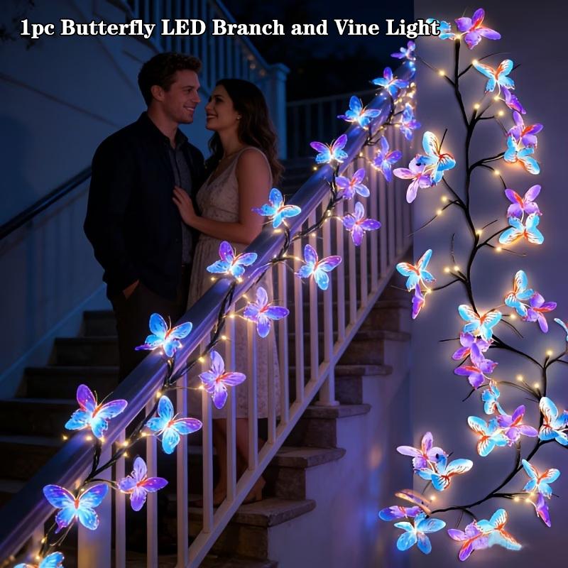  LED Tree Branch Lights Realistic Twigs Wall Ornament for Children Bedroom Living Room Celebration Decor