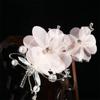 Elegant Wedding HANFU Traditional Chinese Butterfly Hairpin Headwear Hair Clips Tassel