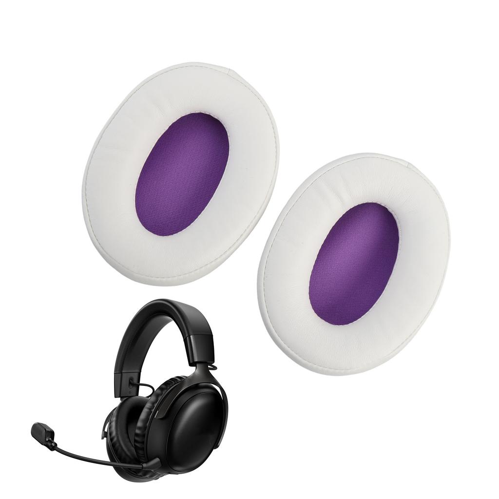 2 Pcs Headphone Ear Pads Comfortable Sound Insulation Protein Leather Headset Ear Cushions for ATH-M50X M40X M30X M50