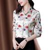 Spring Women's Silk Blouse Fashion Satin Long Sleeve Vintage Women's Tops Elegant Tops OL Ladies Tops Women's Clothes