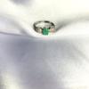 Silver Ring with Natural Emerald 1.315ct (2058335) 2.83 Gr. 925 Samples
