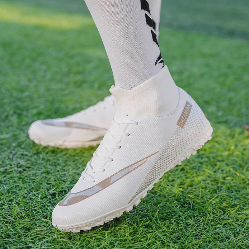 Children's Football Shoes with Long and Short Spikes for Training and Sports