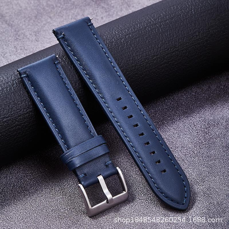 High-End Calfskin Leather Strap Is Suitable For Fossi/20Mm24Mm Matte Bottom Soft Quick Release