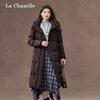 La Chapelle Women's Long Hooded Down Jacket