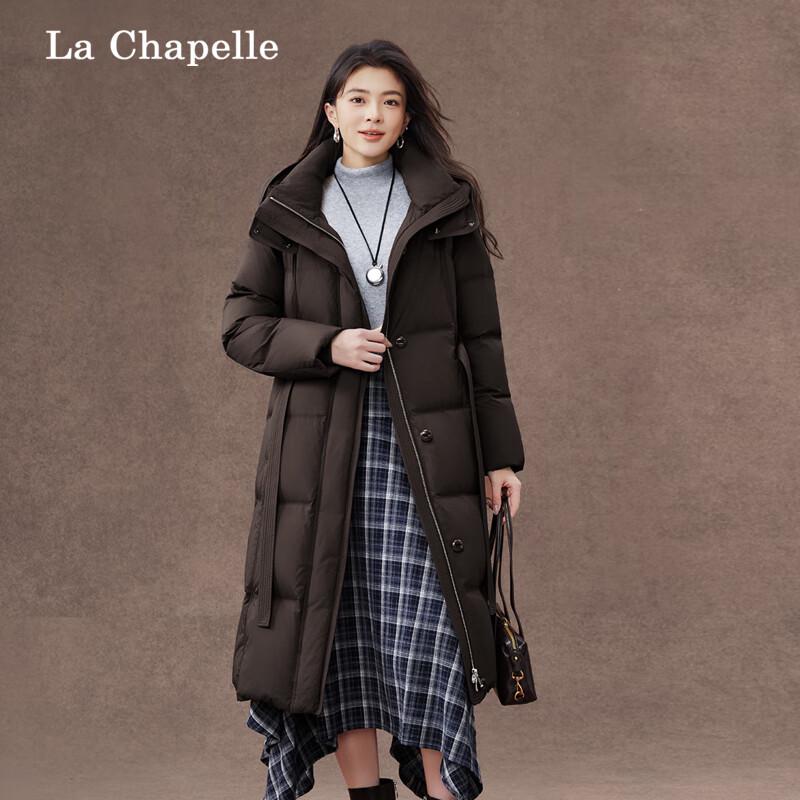 

La Chapelle Women s Long Hooded Down Jacket XL