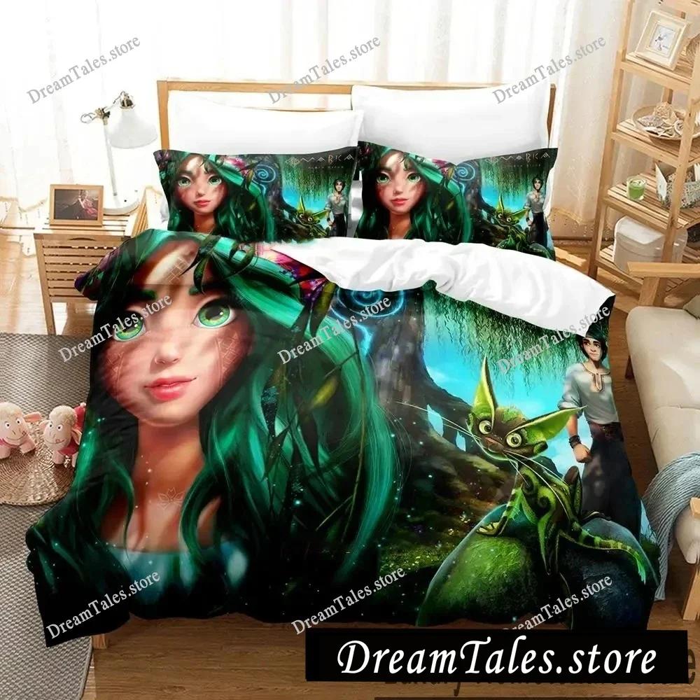 Exquisite 3D Mavka The Forest Song Wallpaper Print Bedding Set Duvet Cover Comforter Bed Youth Kids Girls Boys Gift741