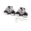 2Pcs LED Light Bar Mounting Bracket A Pillar Hood LED Pod Light Mount Bracket Clamp Holder for Car