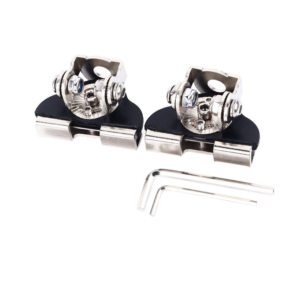 2Pcs LED Light Bar Mounting Bracket A Pillar Hood LED Pod Light Mount Bracket Clamp Holder for Car