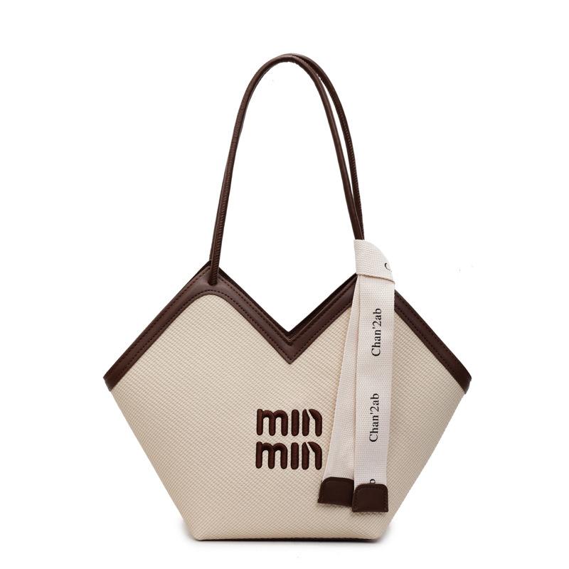 Large Capacity Tote Bag Women's Fashion Versatile Bag Casual Commuter Shoulder Bag