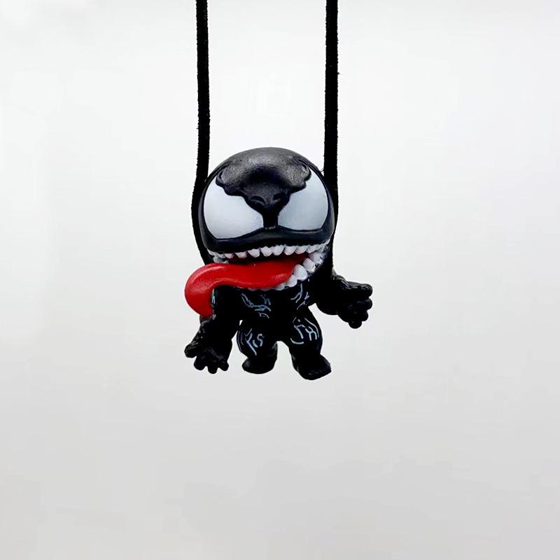 Anime Rearview Mirror Decoration - Cute Car Interior Pendant Ornament for Christmas or Birthday Gifts