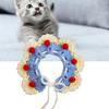 Woven Pet Collar Soft   Lightweight Cute Hand Knitted Cat Bib for Small Dogs