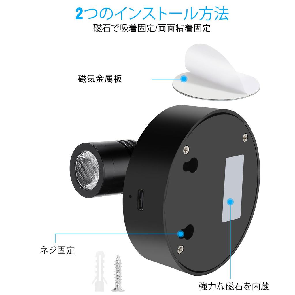 USB Rechargeable LED Spotlight with Remote Control, Backlight, Showcase Lighting, Ceiling Lighting, Adjustable Angle, Wall Lighting, Indoor Spotlight