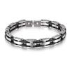 Fashion Bracelet Men's Stainless Steel Hip-hop Trend Retro Silicone Personalized Titanium