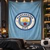 Arazzo da Appendere alla Parete Stampa Manchester City Tessuto per Soggiorno Camera da Letto Decorazione per la Casa