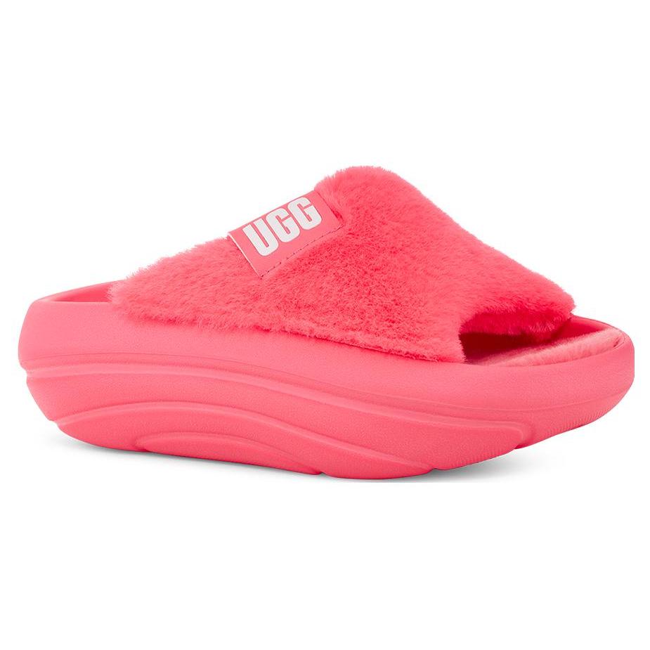 New UGG FoamO UGGplush Slide Super Coral Women's 1143849-SPCL