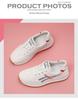 Women's Soft-Soled White Sports Shoes - Lightweight, All-Season, Casual Running & Travel Footwear for Spring & Autumn 2024