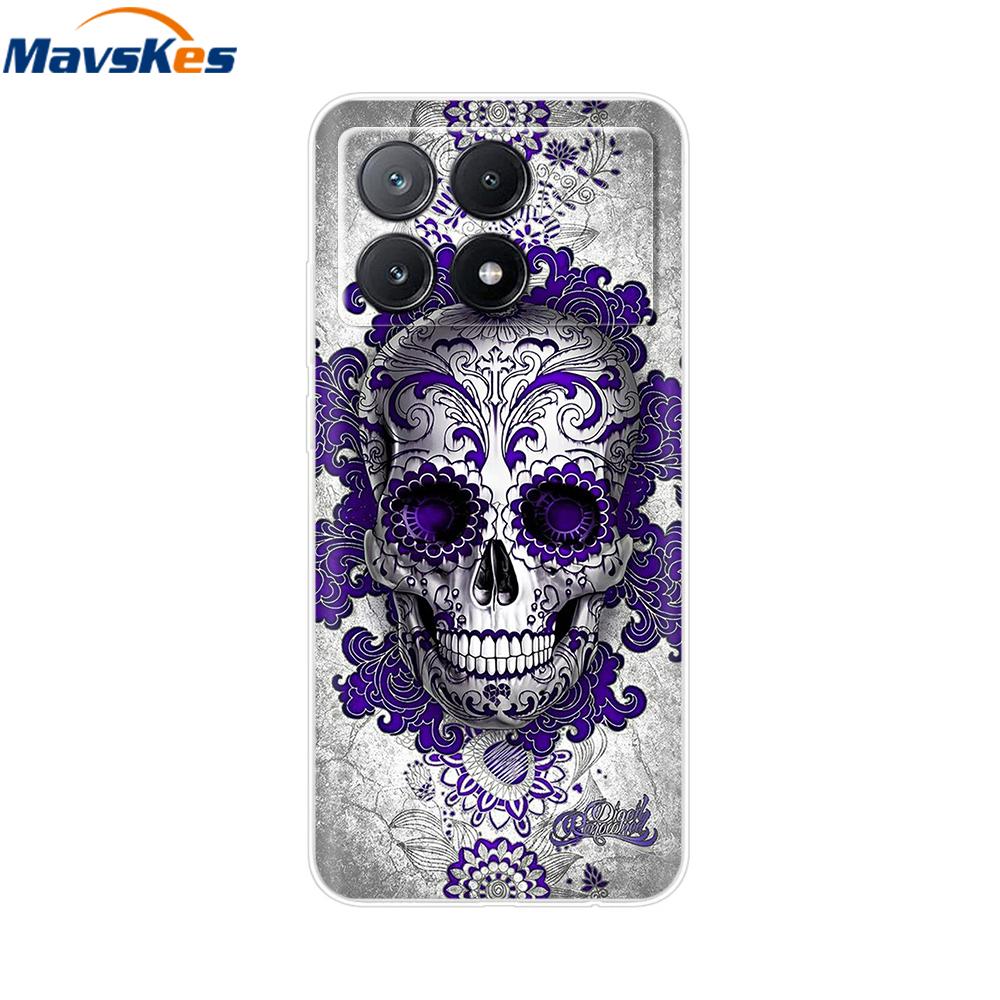 Für Xiaomi Poco X6 Pro Hülle Weiches TPU Silikon Handy Klare Abdeckung Für Xiaomi Poco X6 5G Hülle Bumper Pocox6 X 6 5G 2024 Funda Coque