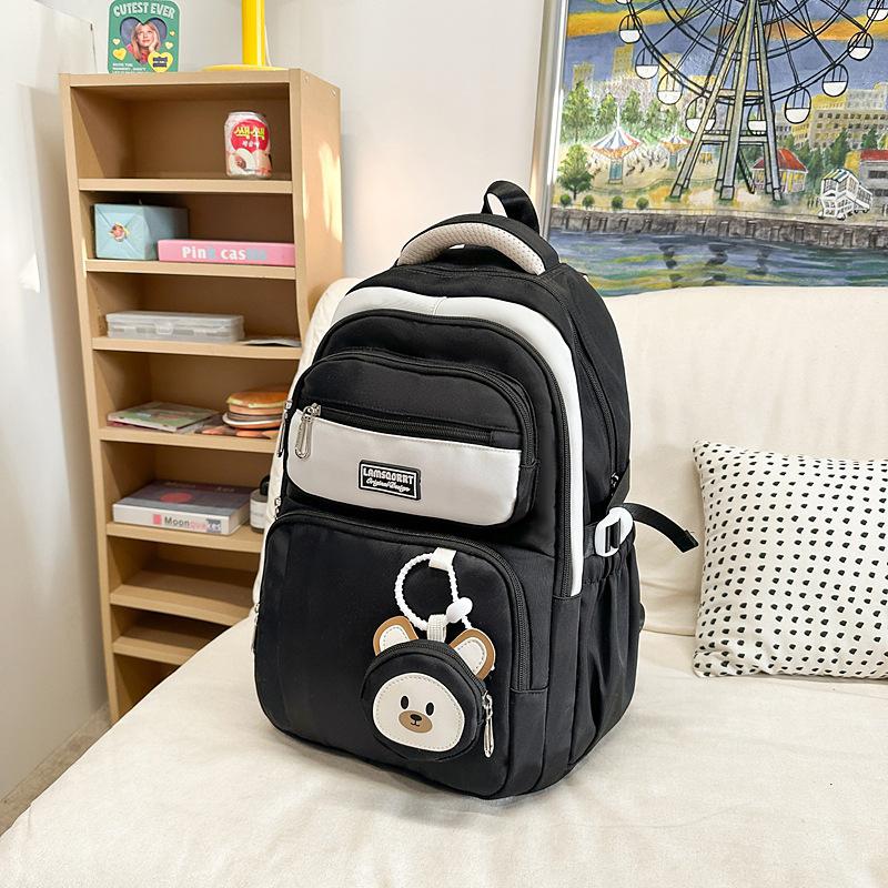 Large Capacity Middle School Students Junior High School Students School Bags Girl High School Students Backpack Backpacks for Class