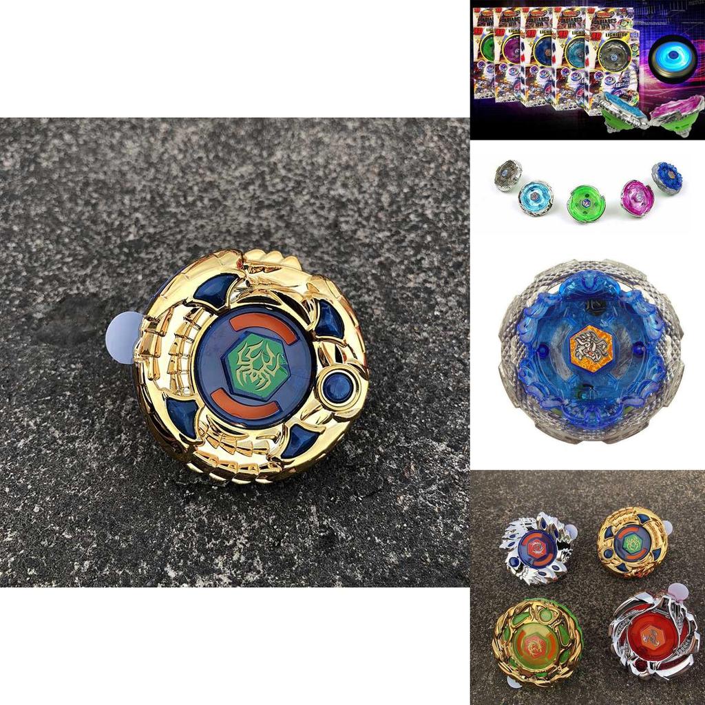 Vibrant 4d/6d Metal Fusion Masters Beyblade With Illuminating Led Light Top