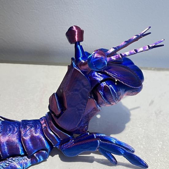 Игрушка-подвижка в виде креветки-богомола для снятия тревожности — фото 10