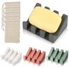 Self Draining Soap Dish Holder Bathroom Shower Portable Soap Holder Keeping Soap Dry Easy Clean Sponge Tray Kitchen Accessories