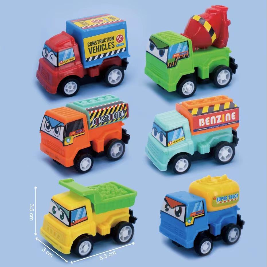 Cartoon Animal Pull-Back Cars for Kids Aged 2-6: Educational Toys & Gifts for Boys