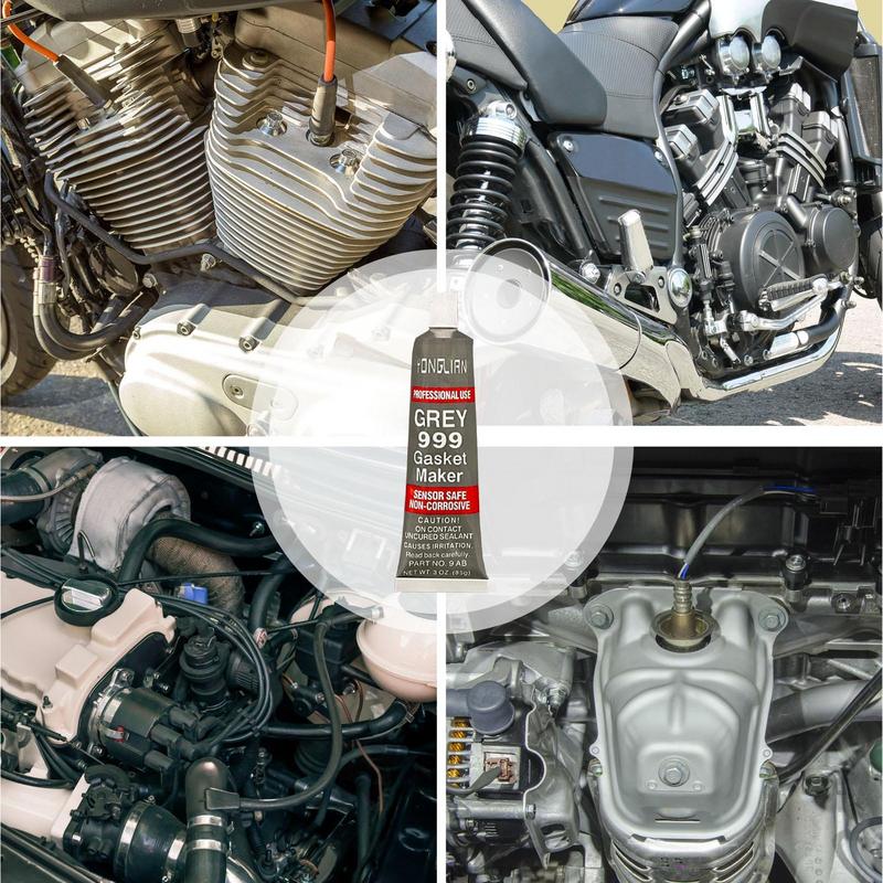 Motorpakkingafdichter 85g Grijs Motorpakkingsmaker En Afdichtmiddel Effectieve Motorreparatielijm Draagbaar Voor Motormotoren En