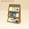 1/12 Scale Mini Book Shelves Display Rack for Dollhouse Study Furniture Micro Scene Ornament Model Doll House Decoration