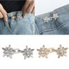 4 Pairs Star Jeans Button Pins No Sewing Required Trousers Waist Tightener Waist Buckles Trouser Button Pins