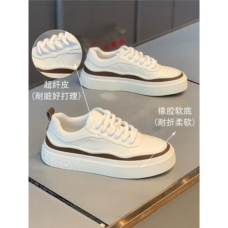 Board Shoes New Microfiber Leather Comfortable and Breathable Color Matching Casual Xs