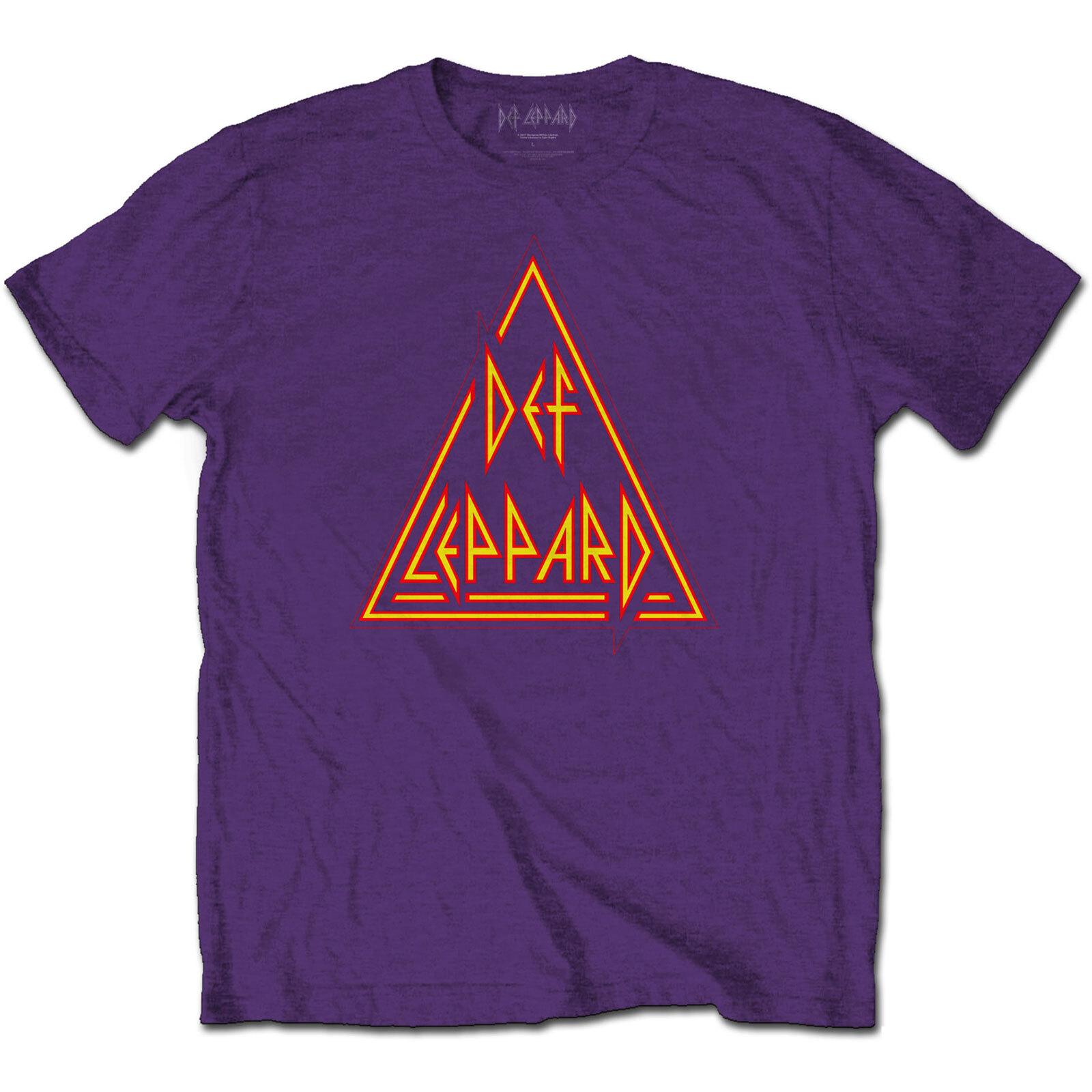 Def Leppard Unisex T-Shirt Classic Triangle Logo S