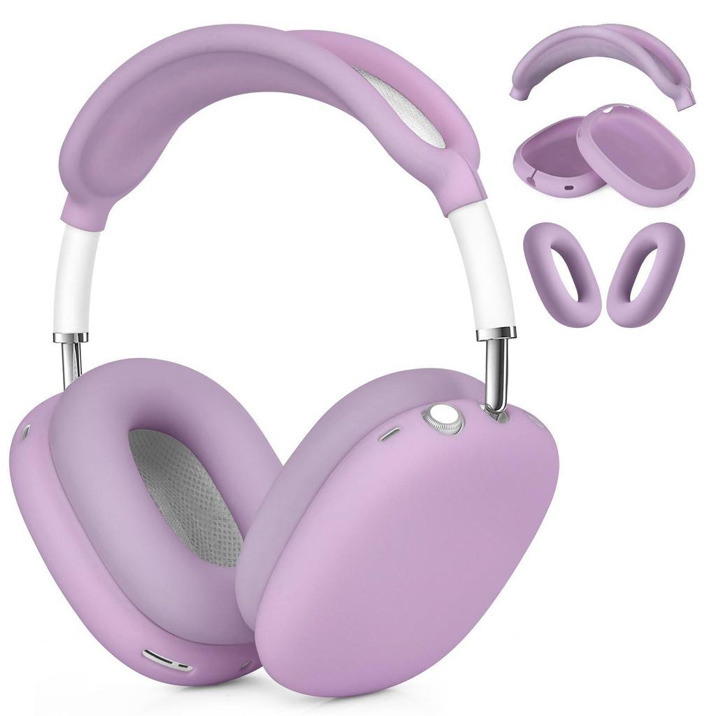 Custodia Protettiva in Silicone per AirPods Max: Guscio per auricolare Bluetooth da testa