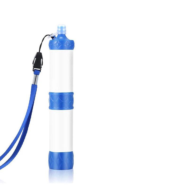 Очиститель воды для улицы, кемпинга, пешего туризма, аварийного выживания, портативный очиститель, фильтр для воды белый