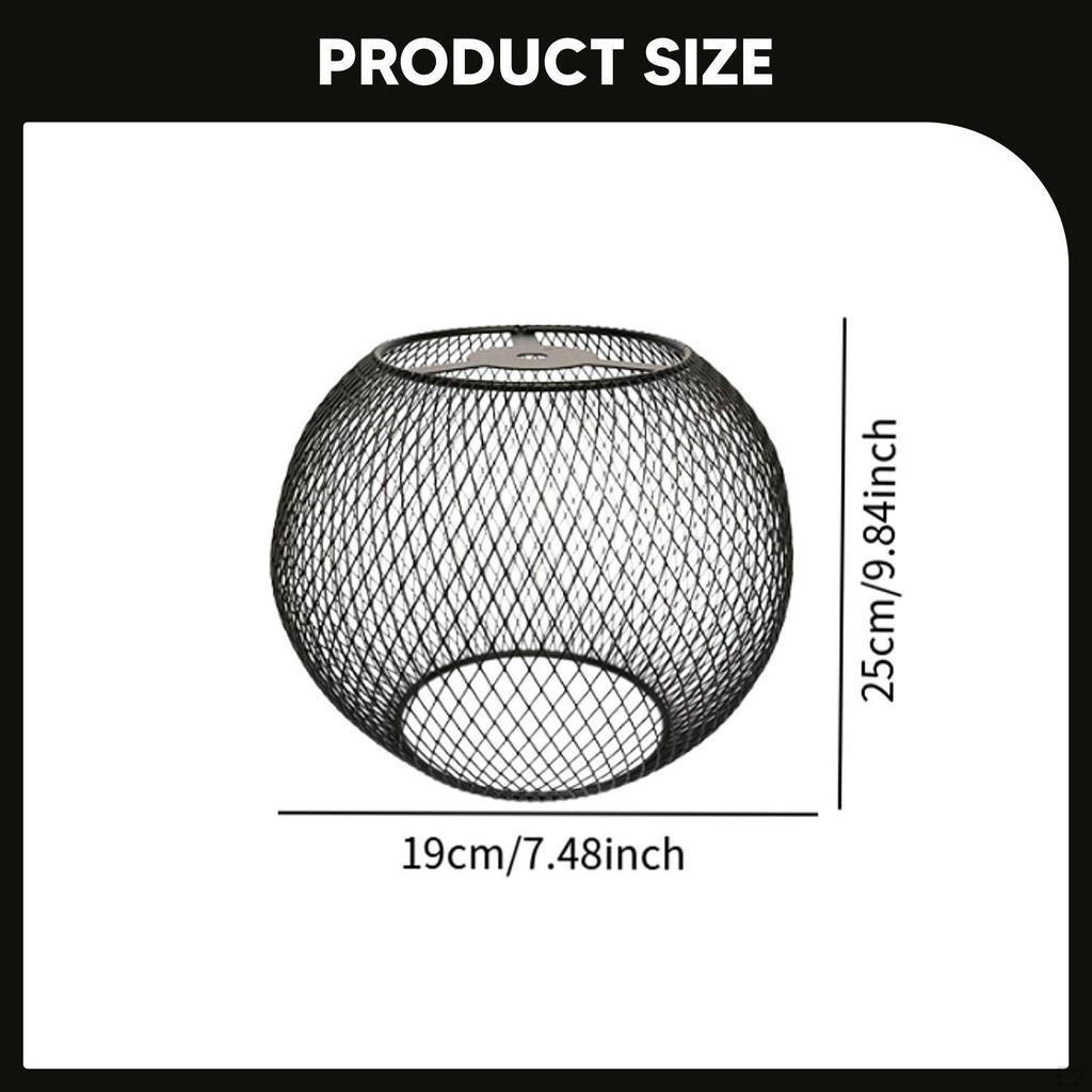 Metall Pendelleuchtenschirm Lampenschirm Deckenleuchte Glühlampenschutz für Teehaus Küche