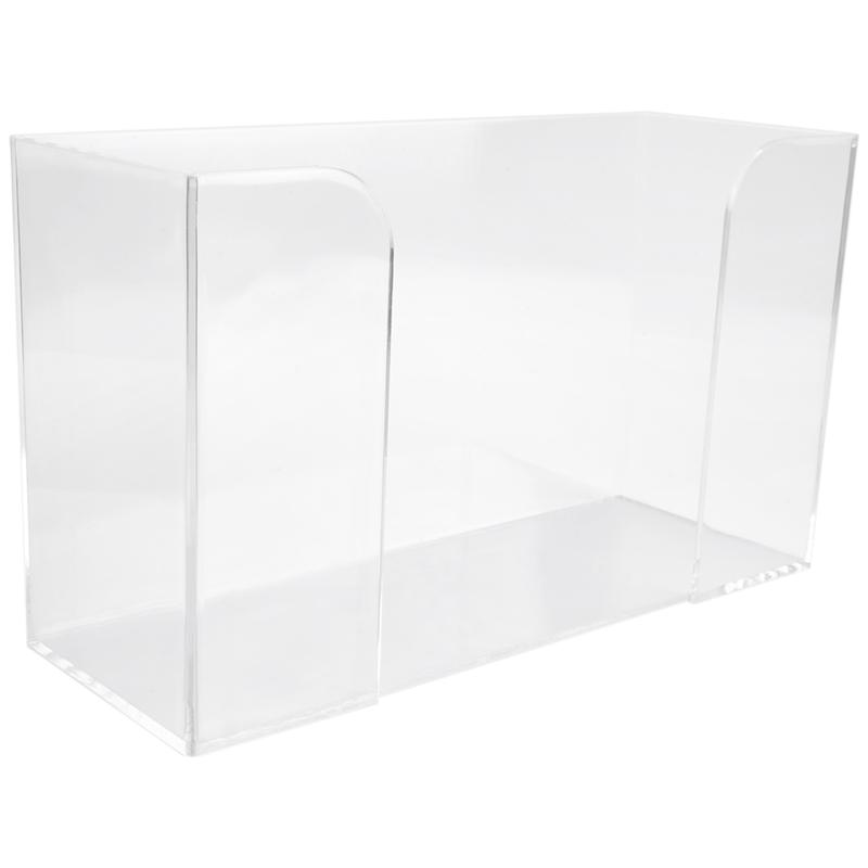 A95I-Countertop Paper Towel Dispenser,Clear Guest Towel Napkin Holder, Suitable For Z-Fold, C-Fold Or Multi-Fold Paper Towels