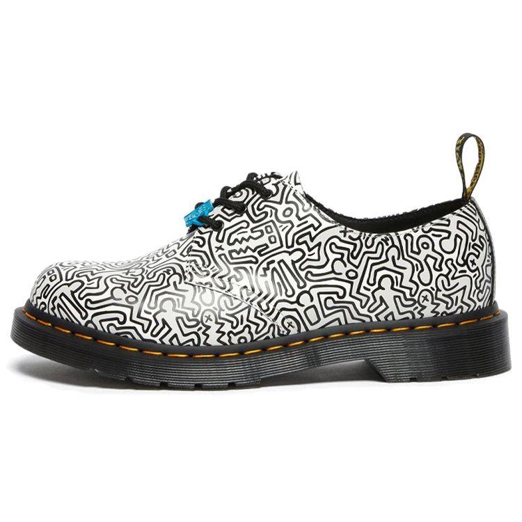Dr. Martens Keith Haring 1461 Unisex Black White Printed 26833009 36