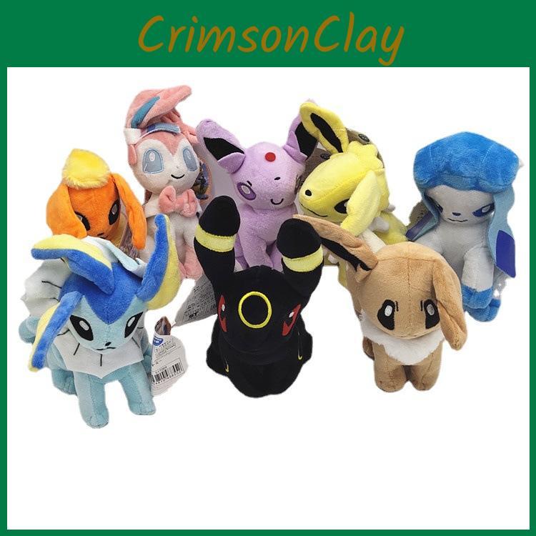 Eevee Toy Plush Cartoon Stuffed Doll Kids Gifts Decorations Bedroom