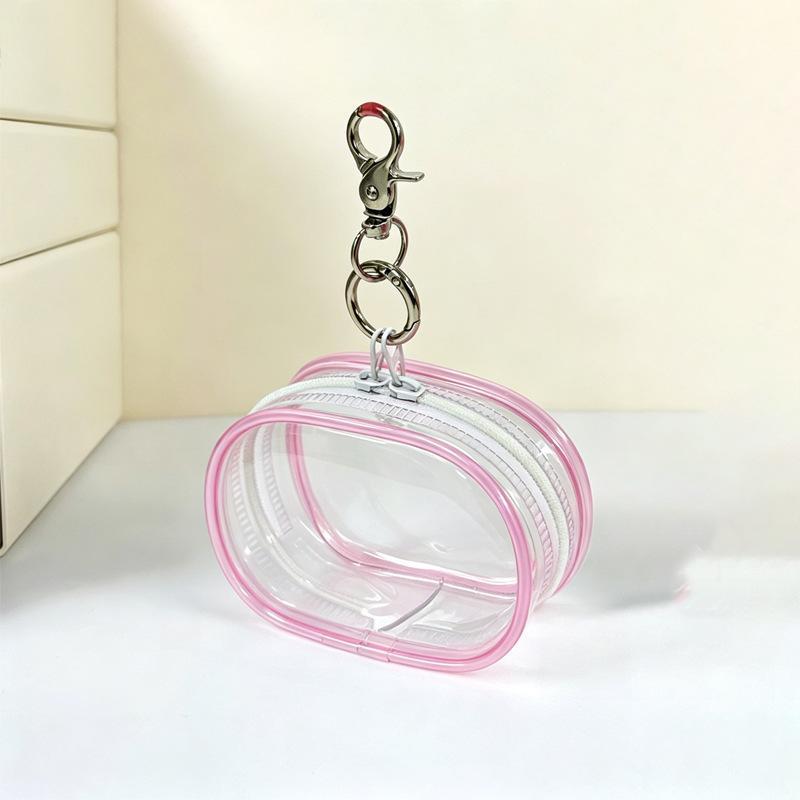 Portable Cat Food Feeding Bag With Transparent Body Compact Size For Outdoor Travel Hiking Camping With Cats