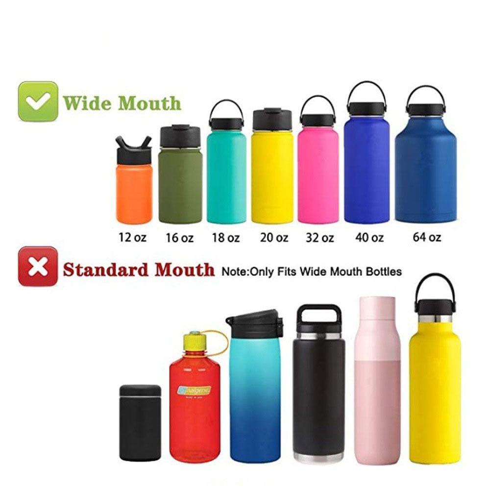 Plastic Sports Bottle Lid Leak Proof Vacuum Cup Lid Water Bottle Handle Cover  Wide Mouth Tumbler