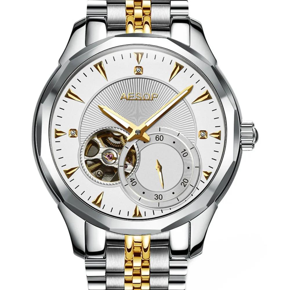 AESOP Tourbillo Skeleton Luxury Men Watch