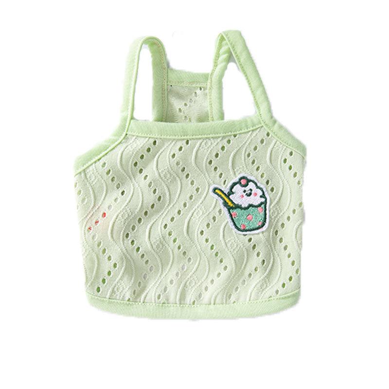 Maiou respirabil de primăvară/vară pentru animale de companie, pentru pisici și câini - Design cu două picioare