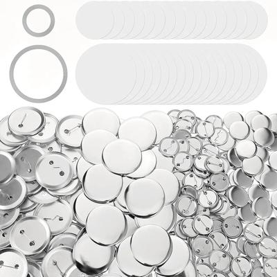 100pcs Button Maker Kit Set Plastic Button Maker Kits For-Durable, Easy-to-Use Supplies For Creative Badges Badge Tools Bag