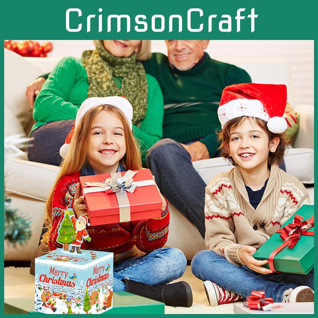 Christmas Tree Santa Festive Decor Props Gift Box Holiday Parties Celebrations