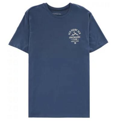 686 Outdoors Club Tee (L) Vintage Navy M1WPTS04-VNNV Unisex T-Shirt