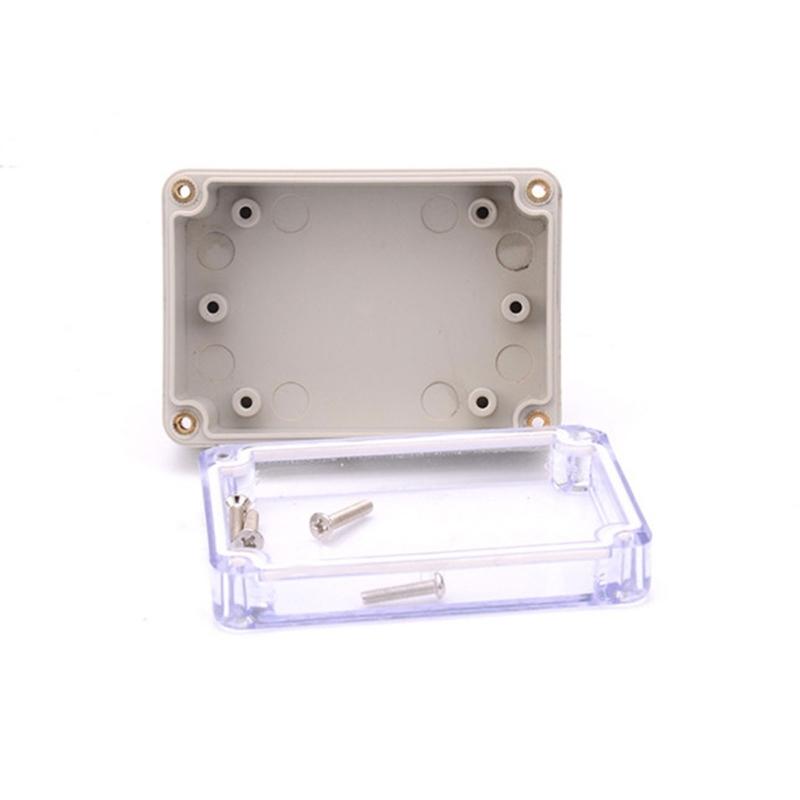 4pcs Weatherproof Junction Box Electronic Control Housing Plastic Box for Electrical Connection  In Home & Garden