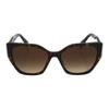 Prada Brand Logo Butterfly Sunglasses Unisex Couple Style Brown Brown F In Original Box and Bag