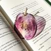 1 Stück Fruchtförmiges Acryl-Lesezeichen - Halbtransparentes Seitenzeichen, Niedliches Buchzubehör, Kreatives Geschenk, Kann als DIY-Zubehör verwendet werden